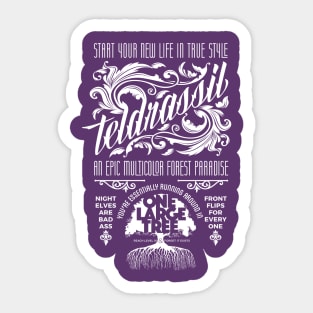 Elves of the Night - ATLAS Staring Zone Tourism Travel Sticker